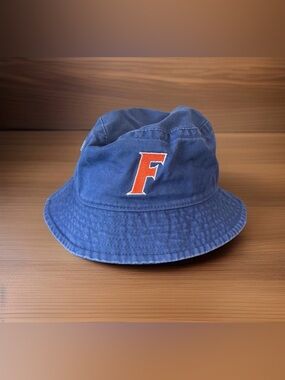 Unisex Legacy Florida Gators Bucket Hat S/M Blue Sun Cap